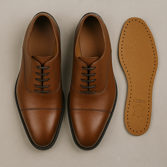 Inlegzolen - Echt Leder - Maat 39-40 - Geurveter - Antislip - Ondersteuning en Comfort23