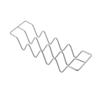 Taco houder - Zilver - Metaal - Geschikt voor 4 stuks - Oven bestendig - Vaatwasser  bestendig - Taco rek - Eten - Taco'