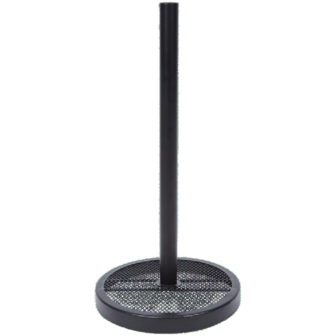 Keukenrolhouder DANI met gaas - Zwart -  Metaal   - Keuken - Keukenrol - Thuis - Interieur 