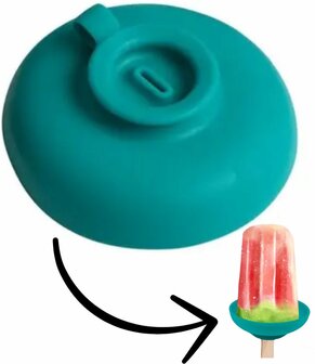 Flexibele Anti Lek Ijsjeshouder LICKIE - Set van 2 - Stop Drip