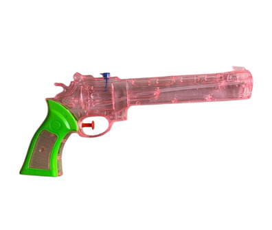 Revolver Waterpistool - Roze / Groen - Kunststof - Set van 2 2