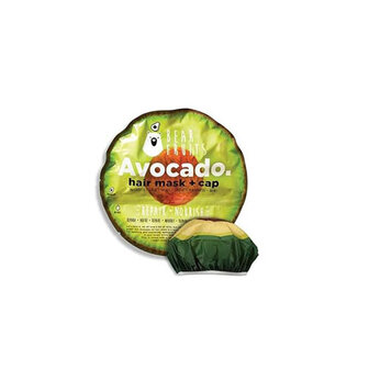 Haarmasker met cap Avocado - Groen / Bruin - Masker - 20 ml - One Size