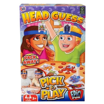  Head Guess - Wie Ben Ik ? - Pick And Play - 3+ - 2 Spelers 