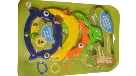 Duikringen JAKE - Multicolor - Kunststof / Metaal - Zwemmen - Zwem Diploma