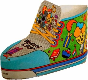 Woezel &amp; Pip - Maak je eigen schoentje - Sinterklaas - Knutselen - Papier - 3 + - Schoencadeautjes sinterklaas