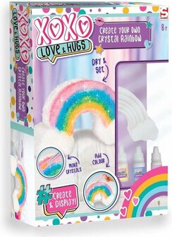 XOXO Love &amp; Hugs maak je eigen regenboog - Multicolor - Gips / Kunststof - 17 x 6 x 24 cm