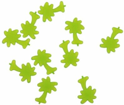 Herbruikbare ijsblokjes Assorti - Groen / Lichtgroen - Kunststof - 10 Stuks - Palmboom / Cactus - IJsklontjes - Zomer - Drankje