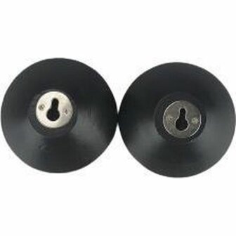 Wandhaak LUNA - Zwart - Hout / Metaal - &Oslash; 8 x 4 cm - Maat m