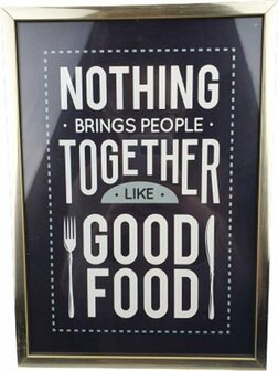 Fotolijst MERIANNE Met gouden rand - 30 x 22 cm