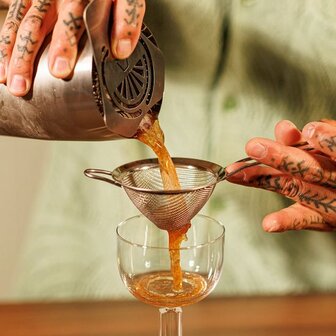 Vacu vin Cocktail Strainer - Zilver - RVS - Bar- &amp; Cocktailzeefs