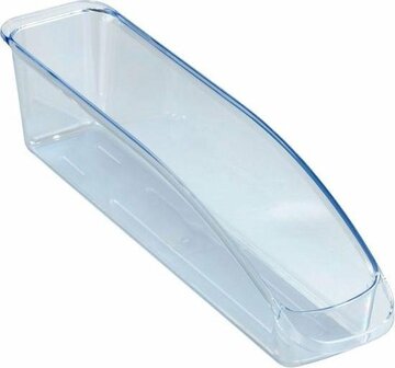 Koelkast soorteerbak MORAX - Transparant - Kunststof - 7,5 x 33 cm - Maat S - Set van 2 - Opbergbak - Bak - Koelkast