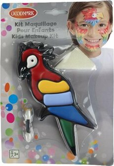 Papegaai Schminkset Voor Kinderen - Make-up Set