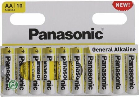 Panasonic Batterijen  - 10 stuks - AA Alkaline