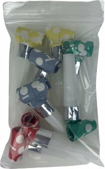 Feesttoeters - Multicolor - 8 stuks - Feesttoeter - Verjaardag - Feest - Cadeau