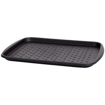 Multifunctioneel dienblad Schoenenonderzetter / Hondenvoeronderzetter - Zwart - Kunststof - 52 x 36 x 2,5 cm - Tray - Dieren - 