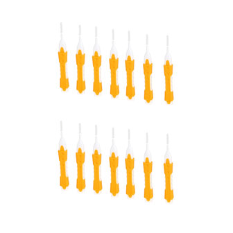 Interdental Borsteltjes  - 14 Stuks - Tanden - Flosser - Tandenragers - Floss - Brushes - 0.8 mm