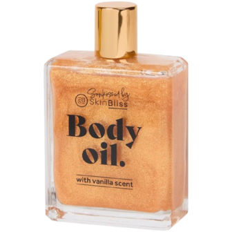 Scented Golden Bodyoil - Lichaamsolie huidolie - shimmering - 100 ml - Vegan - Bevat vitamine E en voedende oli&euml;n voor e