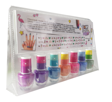 7 dagen nagellak voor kinderen - Multicolor - Colorchanging
