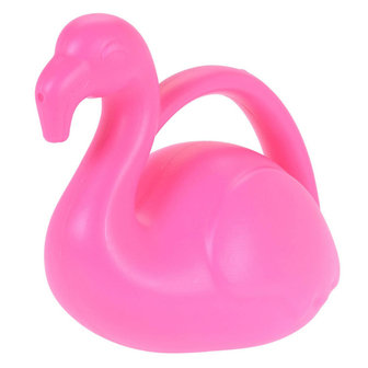 Gieter Flamingo - Roze - Kunststof - 1.5L - 21.5 x 17 x 14.5 cm