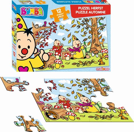 Bumba puzzel - Herfst - 12 stukjes - 3