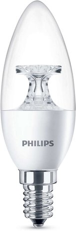 Philips E14 led-lamp kaars helder 4W (25W)