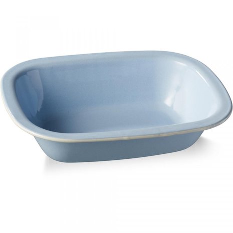 Emaille Ovenschaal TIFANNY - Pastelblauw - 25 x 19 x 5.5 cm