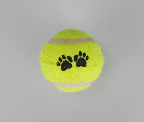Honden frisbee & tennisbal - Rood / Geel - Kunststof - Ø 12 & Ø 6 cm - Rond -1