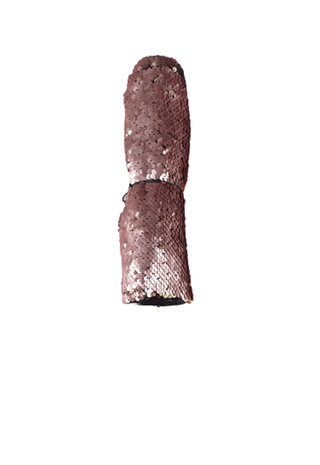 Tafelloper met pailletten AURORA - Roze / Koper - Sequin - 25 x 125 cm - Dubbelzijdig