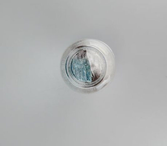 Mini Stolp - Huisje - Wit / Groen - Keramiek / Glas - Ø 7 x 15 cm-2