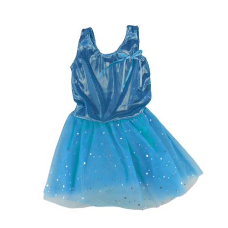 Prinsessenjurk - Blauw - Polyester - 3 tot 5 jaar