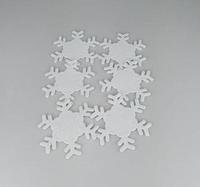 Decoratieve Sneeuwvlokken - Wit - Vilt - 15 x 15 cm - Set van 6-2