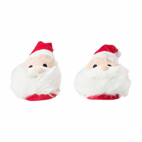 Kerstman Pantoffels - Kerstpantoffels - Foute Kerstpantoffels - Rood / Wit - Maat 43/44-1