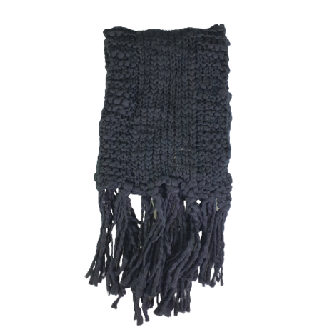 Lange Sjaal BOUKE - Zwart - Unisex - Acryl-1