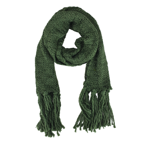 Lange Sjaal BOUKE - Groen - Unisex - Acryl