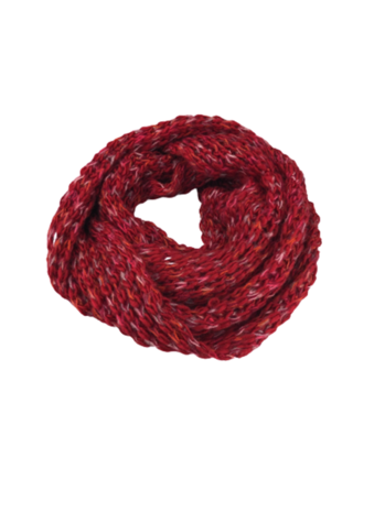 Loop Sjaal OLGA - Rood / Multicolor - Dames - Acryl / Polyester
