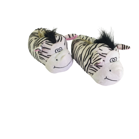 keuken tetraëder Bot Zebra Pantoffels - Wit - Maat 30 / 31 - Red Hart | All You Need Is Low  Prices