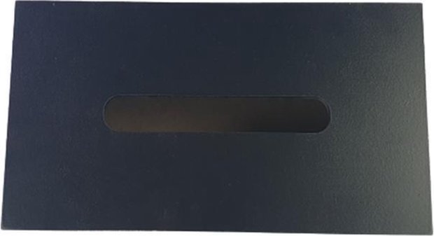 Tissue box / Tissuehouder BRIAN - Zwart- Hout - 25 x 14 x 9 cm - 2
