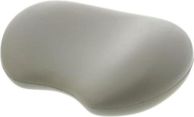 Luxe badkussen - Lichtgrijs- met zuignappen- antislip- nekkussen-ondersteunt nek- comfortabel- ideaal cadeau