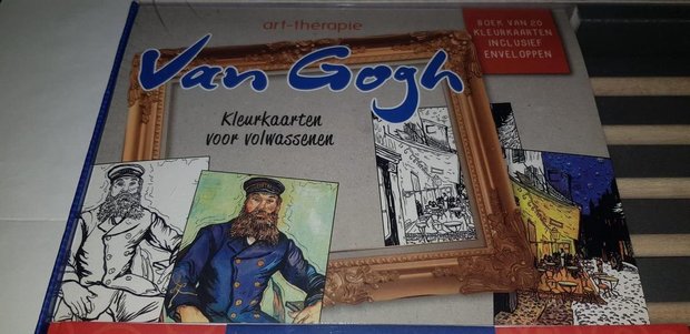 Van Gogh kleuren / Volwassenen - Box-boek / 20 kleurkaarten