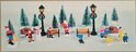 Adventskalender Magic Village - Blauw - Kerst Decoratie - Cadeau Gif Box - Kunststof - 24 Vakjes 2