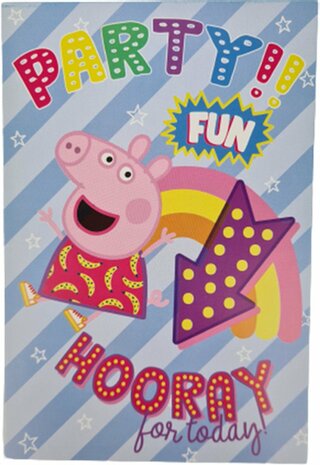 Peppa Pig - Uitnodigingskaarten meisjes - uitnodiging kaarten - Verjaardag / Party / Feestje - Roze / Multicolor - Karton / Pap
