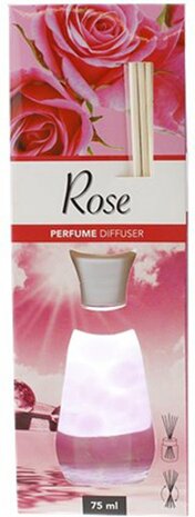 Deze rose Geurstokjes geeft uw huis de heerlijkste geur. Deze fantastische geur zal u versteld doen staan! Met deze fles van 75