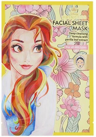 Disney Princess gezichtsmasker Assepoester - Multicolor - Kunststof - One Size - Spa - Ontspannen - Cadeau - Kerstcadeau - Sint