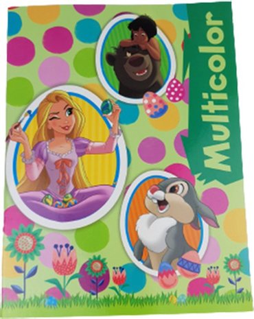 Kleurboek - Disney - Pasen editie - Groen / Multicolor