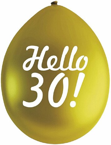 Ballonnen KANSON - Cheers To 50 Years - 9 stuks - Wit/Goud - Verjaardag - Feest - Jarig - Gezellig - 1