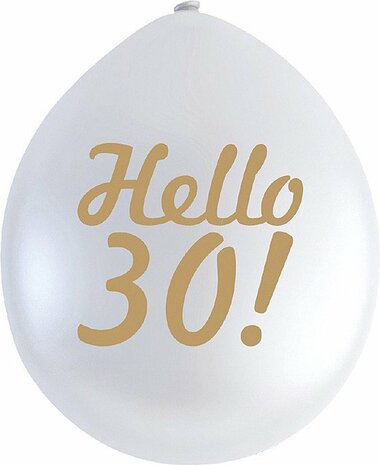 Ballonnen KANSON - Cheers To 50 Years - 9 stuks - Wit/Goud - Verjaardag - Feest - Jarig - Gezellig - 2