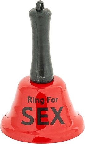 Ring For Sex Bell NAUGHTY COLLECTION - Bel - Rood/Zwart - Metaal/Kunststof