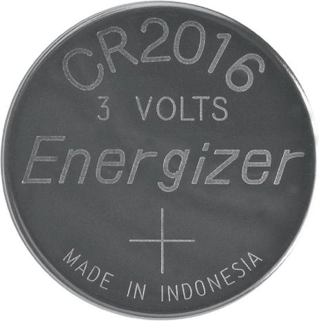 Energizer Lithium Knoopcel Batterij CR2016 3 V 2-Blister - 2