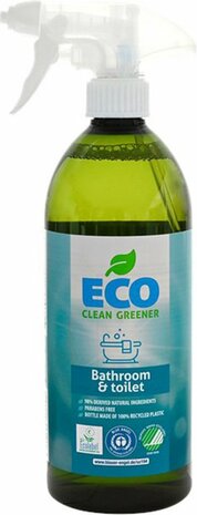ECO cleaner schoonmaakmiddel badkamer en toilet - Multicolor - Kunststof - 750 ml - Set van 2 - Schoonmaakmiddel - Schoonmaken 