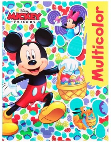 Disney Mickey Mouse Pasen kleurboekje- Multicolor - Kleurboek - Papier- 32 pagina&#039;s